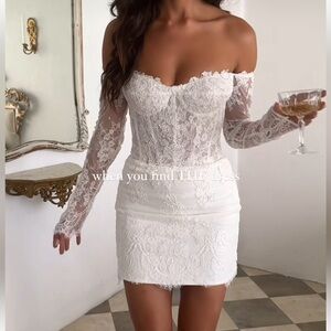 BRAND NEW ✨ Off-Shoulder Bridal Lace Dress